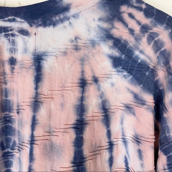 TERRA & SKY Tie Dye Textured Balloon Sleeve 14W - Picture 8 of 15